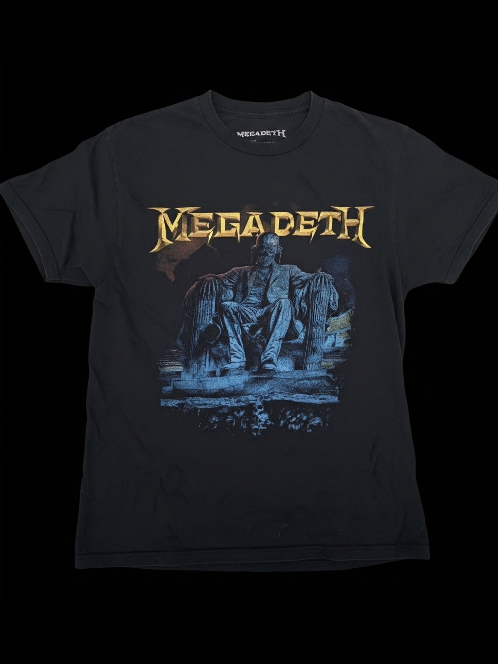 Megadeth Destroy All Enemies Tour T-shirt with blue graphic